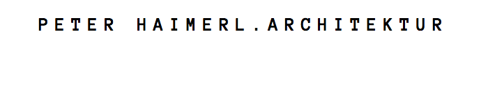 Peter Haimerl Architekt Logo